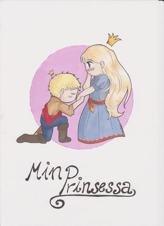 Framsidan för serien Min Prinsessa